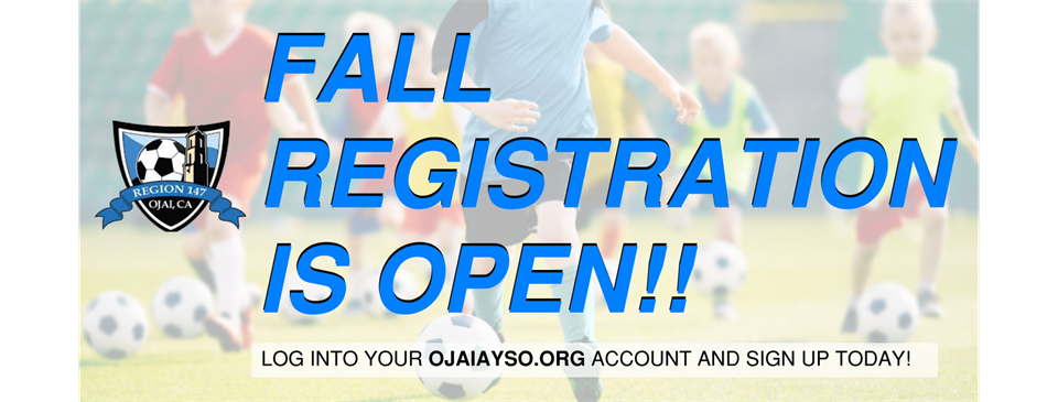 FALL REGISTRATION IS OPEN!!